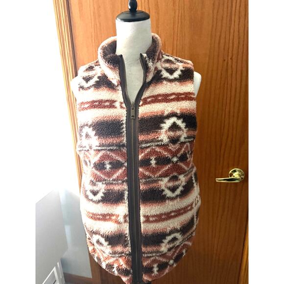 Purple Multicolor Reservable Vest Size Medium - Picture 4 of 5